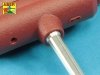 Aber 35L-241 7,5 cm barrel with muzzle brake for Panther Ausf.A (1:35)
